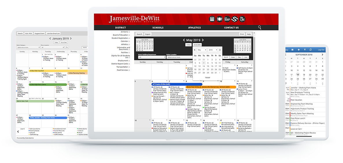 Interactive Calendar Made Easy & Intuitive. For Groups Organizations