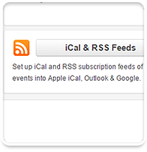 Real-time iCal and RSS feeds
