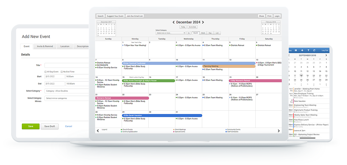 CalendarWiz features for your groups, communities, and organizations